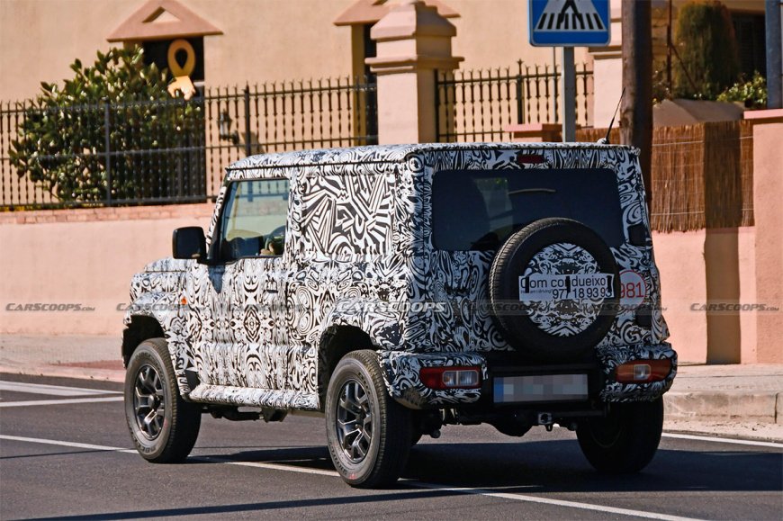 На дорогах замечен удлинённый Suzuki Jimny джимни 2
