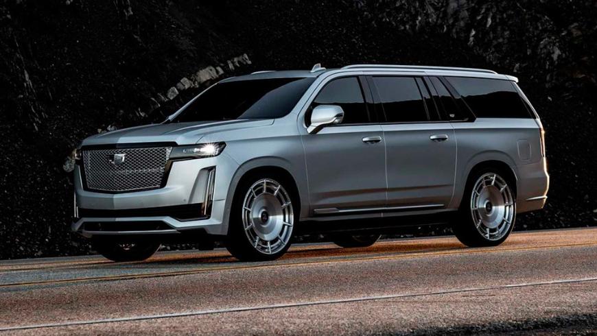 В США сделали уникальный Cadillac Escalade ESV для телезвезды ким 1