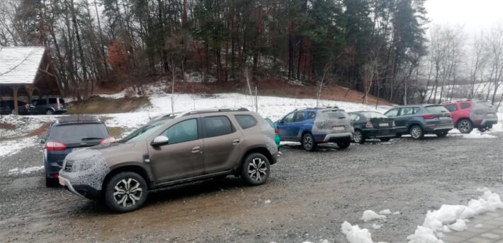 Начались испытания удлинённой версии Dacia Duster дачия 0