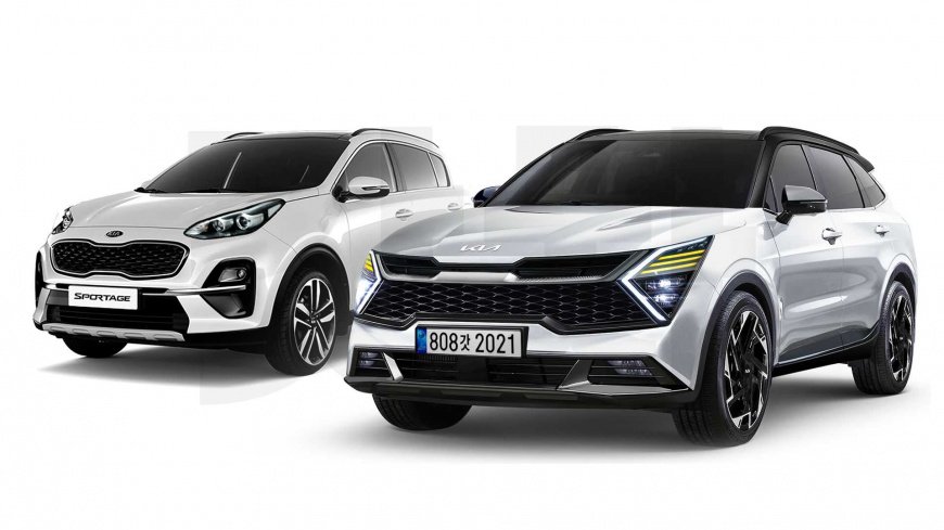 Опубликованы рендеры нового KIA Sportage спортейдж 2