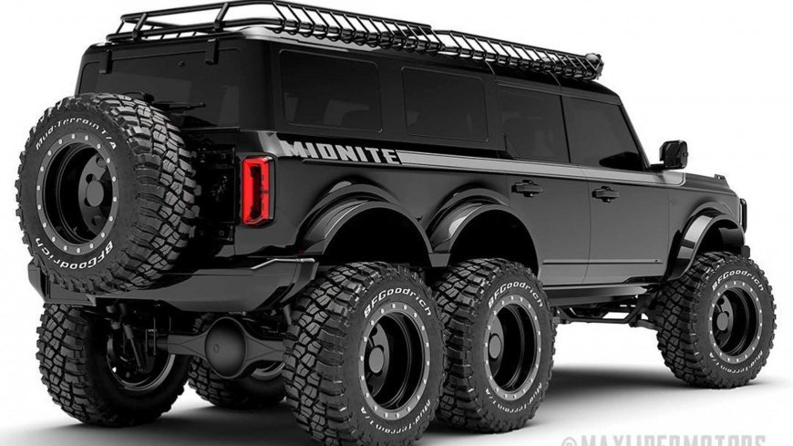 Из Ford Bronco сделали внедорожного монстра бронко 3