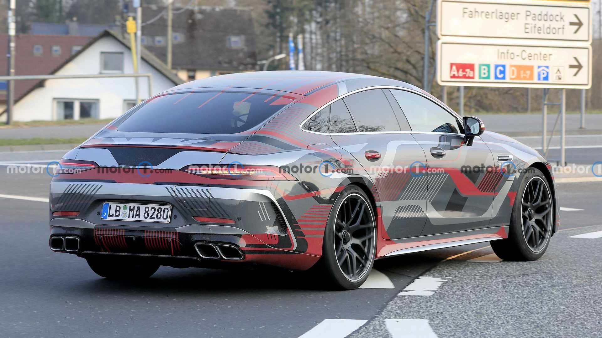 По «Нюрбургрингу» ездит Mercedes-AMG GT73e амг 3