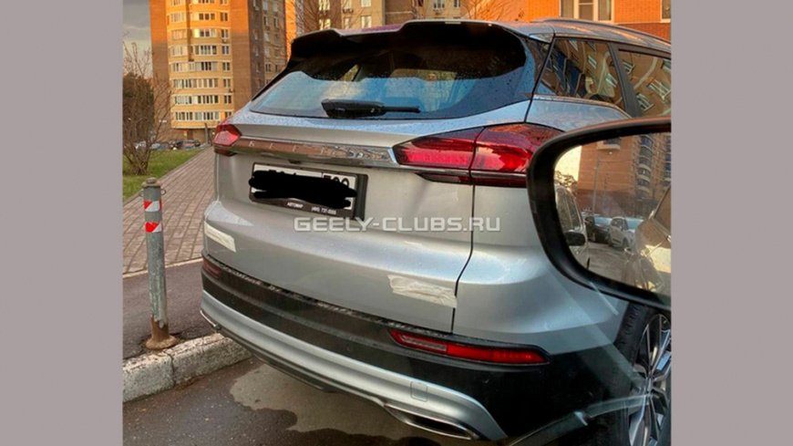 В Москве замечен новый кроссовер Geely Atlas Pro атлас 3