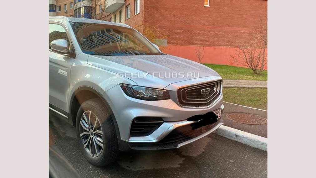 В Москве замечен новый кроссовер Geely Atlas Pro атлас 2