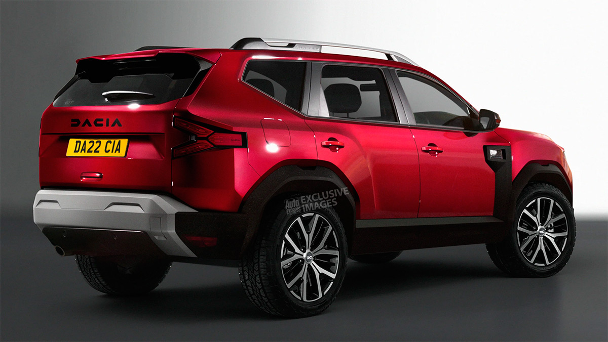 Появились рендеры будущего кроссовера Dacia Bigster дачия 2