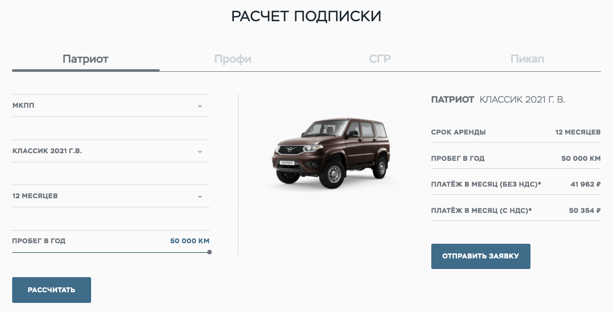 Аренда УАЗ