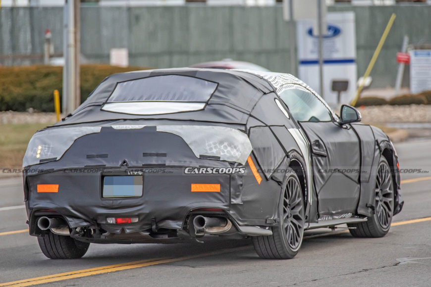 В США испытывается новый Ford Mustang мустанг 3