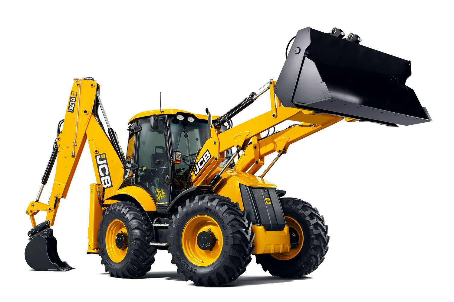 В России будут выпускать копии дорожно-строительной техники фирмы JCB трактор 4