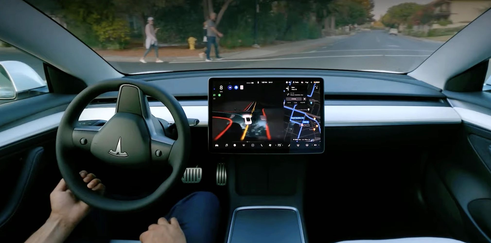 Фирма Tesla представила усовершенствованный автопилот тесла 1