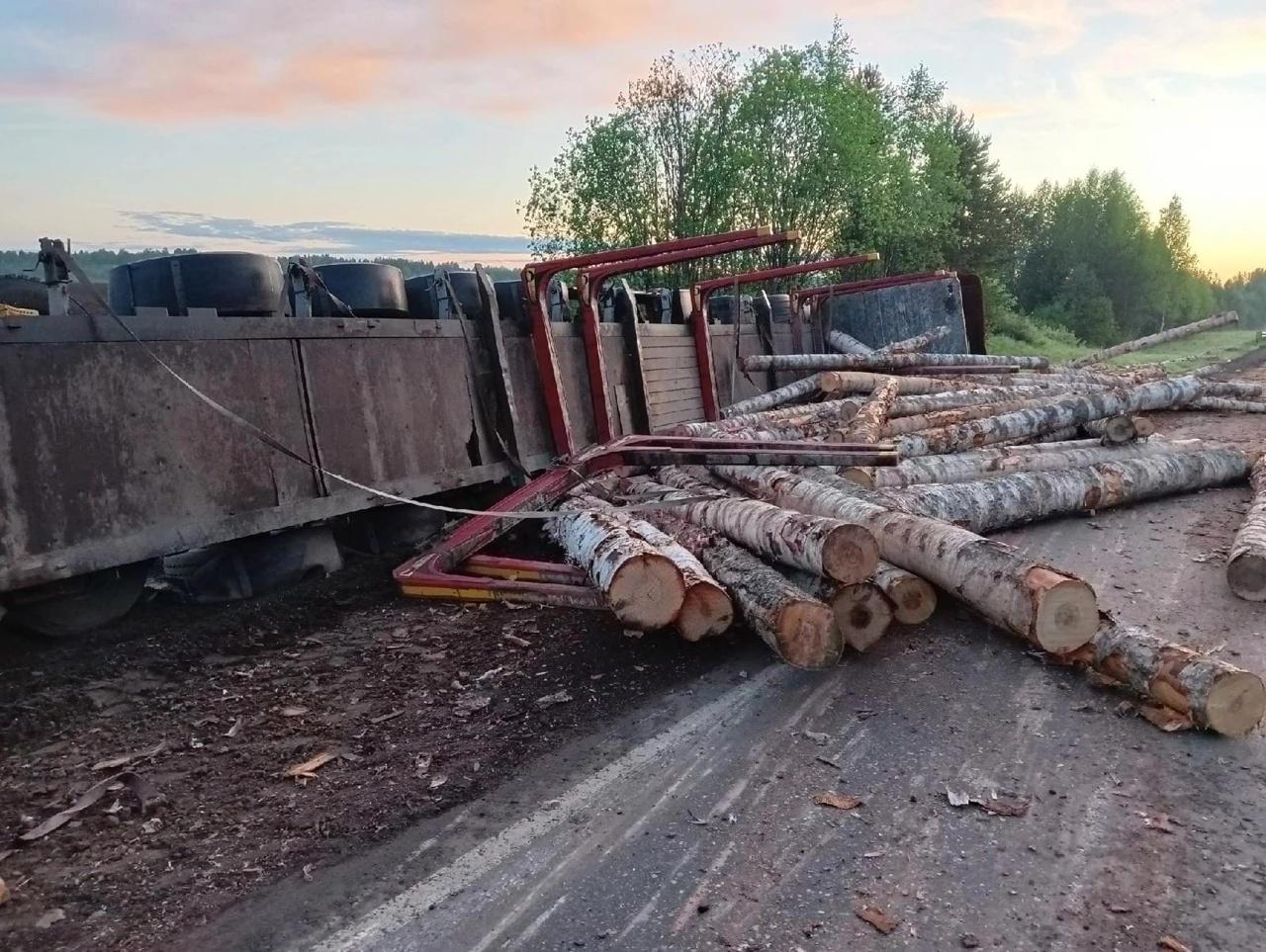 Водитель лесовоза погиб в ДТП в Великоустюгском районе (1)