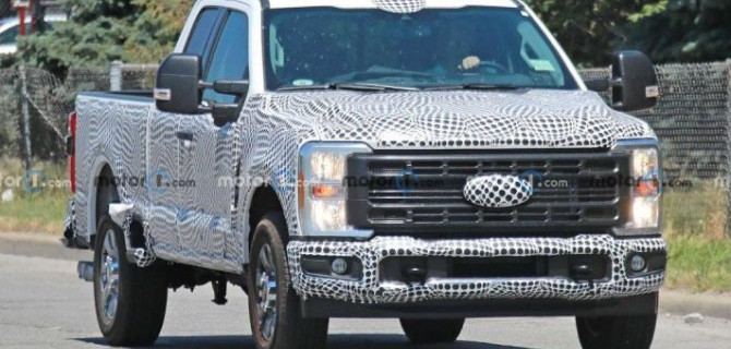Начались испытания рестайлингового пикапа Ford Super Duty