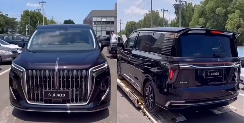 В Китае замечен первый минивэн фирмы Hongqi хунцы 1
