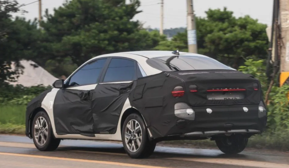 Начались испытания седана Hyundai Solaris нового поколения солярис 2