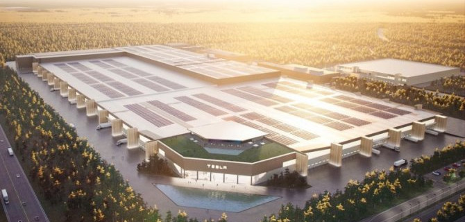 Немецкий завод фирмы Tesla: планируются впечатляющие объёмы производства