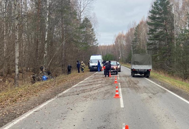 В Рязанской области ВАЗ съехал в кювет и опрокинулся, погибли 4 человека Рязань1