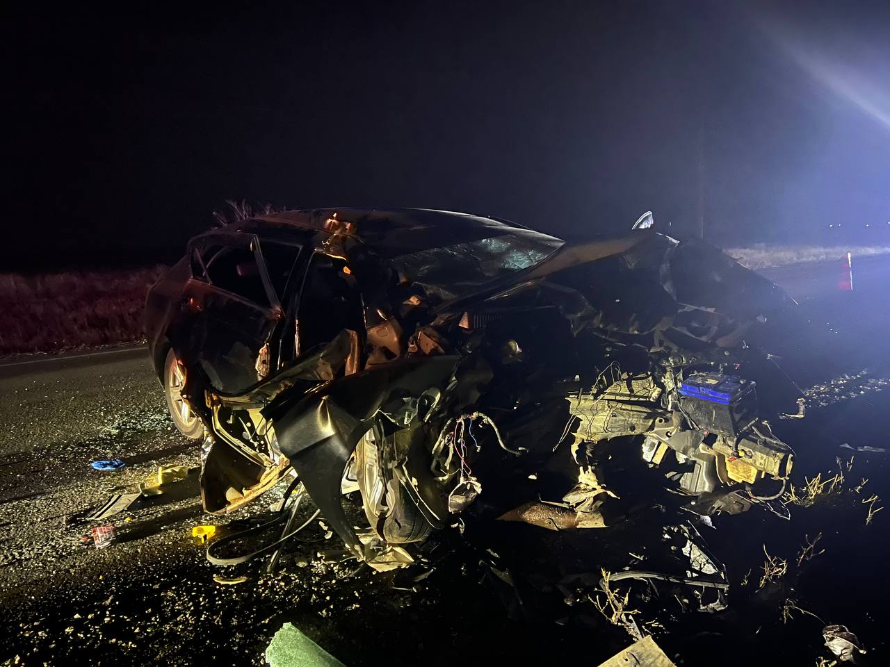 В ДТП на трассе на западе Крыма пострадали пять человек, один погиб Крым2