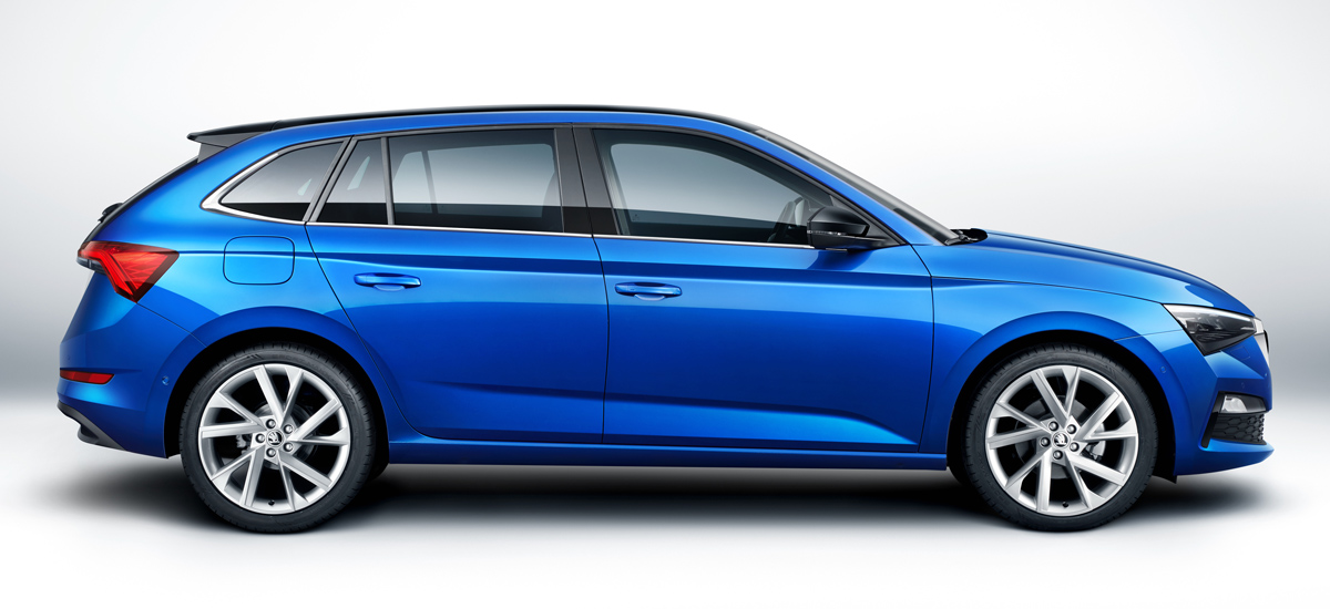 В России впервые появятся хэтчбеки Skoda Scala скала 3