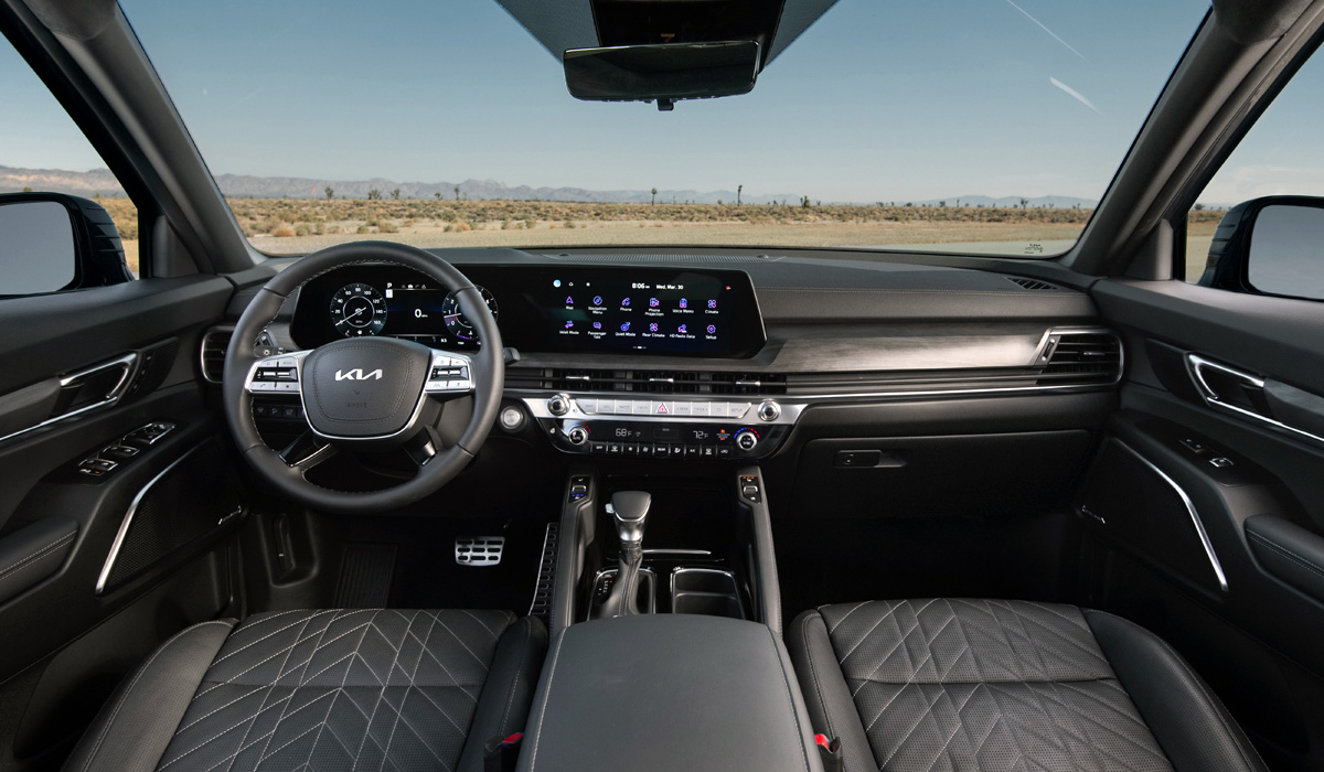 В нашей стране начались продажи премиальных кроссоверов KIA Telluride киа 3