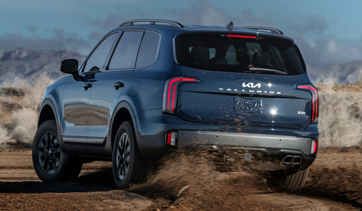 В нашей стране начались продажи премиальных кроссоверов KIA Telluride киа 2