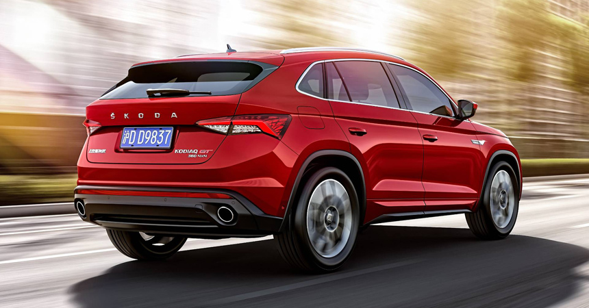 В России начались продажи кроссоверов Skoda Kodiaq GT шкода 5