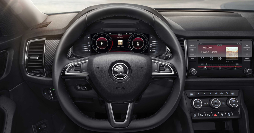 В России начались продажи кроссоверов Skoda Kodiaq GT шкода 3
