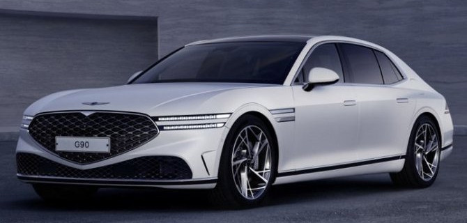 В России запатентован седан Genesis G90 нового поколения