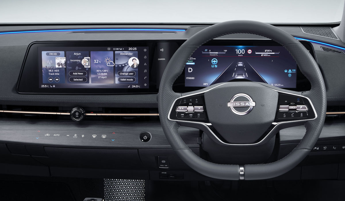 Начались российские продажи электрокроссоверов Nissan Ariya ария 5