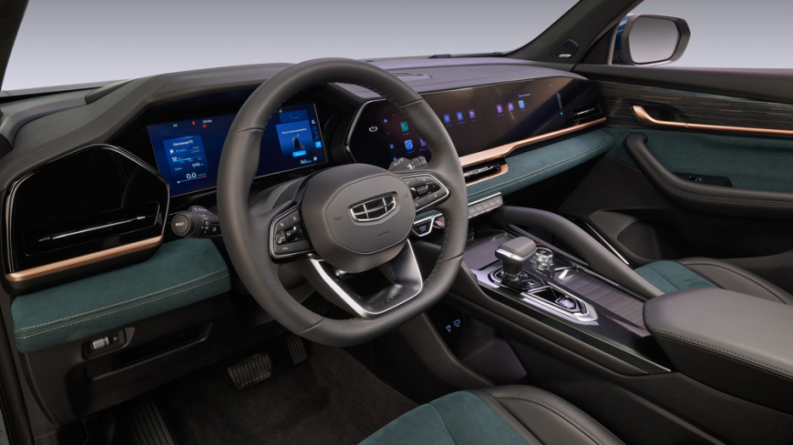 В России стартовали продажи кроссоверов Geely Monjaro джили 2