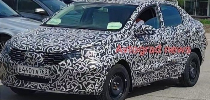 Начались ходовые испытания Lada Granta нового поколения