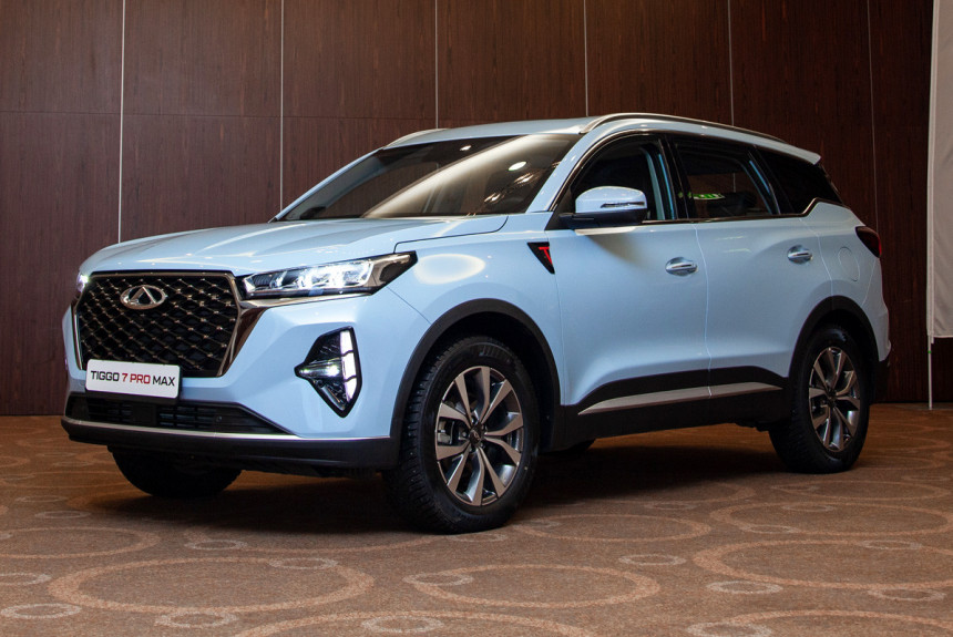 В России появилась новая базовая комплектация кроссовера Chery Tiggo 7 Pro Max тигго 1