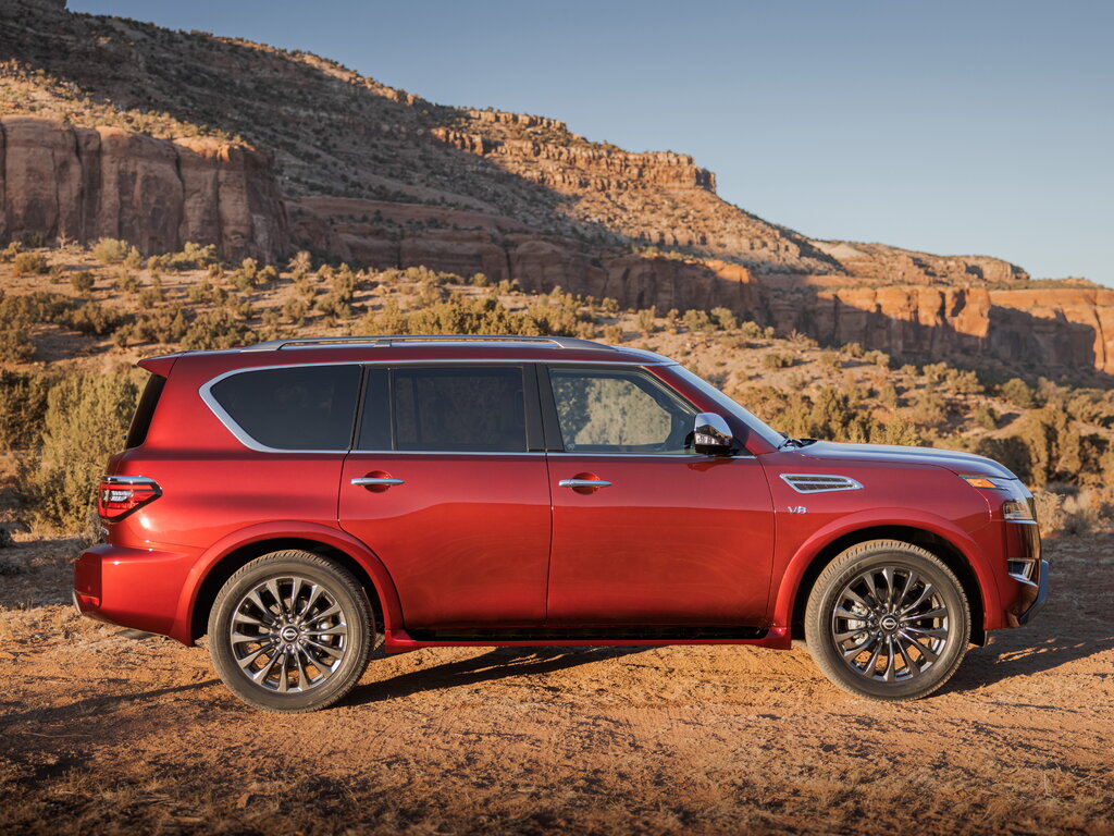 В России появились огромные внедорожники Nissan Armada армада 2