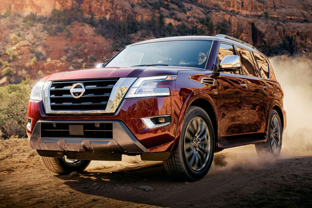 В России появились огромные внедорожники Nissan Armada армада 1