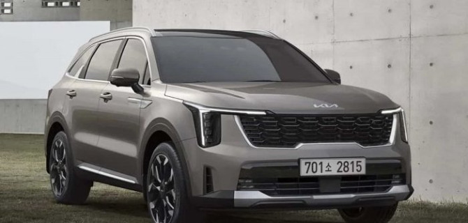 Стало известно, каким будет обновлённый кроссовер Kia Sorento