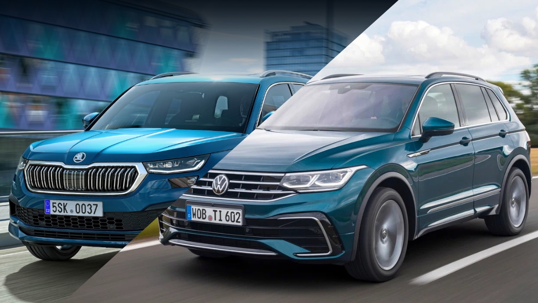 3 Volkswagen Tiguan и Skoda Kodiaq