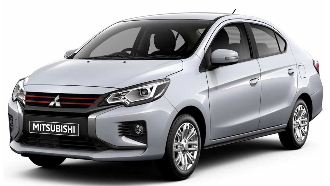 В Россию привезли новые «параллельные» седаны Mitsubishi Attrage 2023 модельного года Mitsubishi Attrage