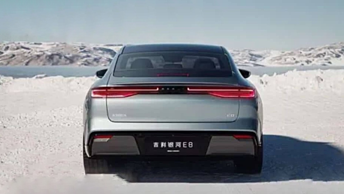 Рассекречен электрический седан Geely Galaxy E8 Geely Galaxy E8 Back