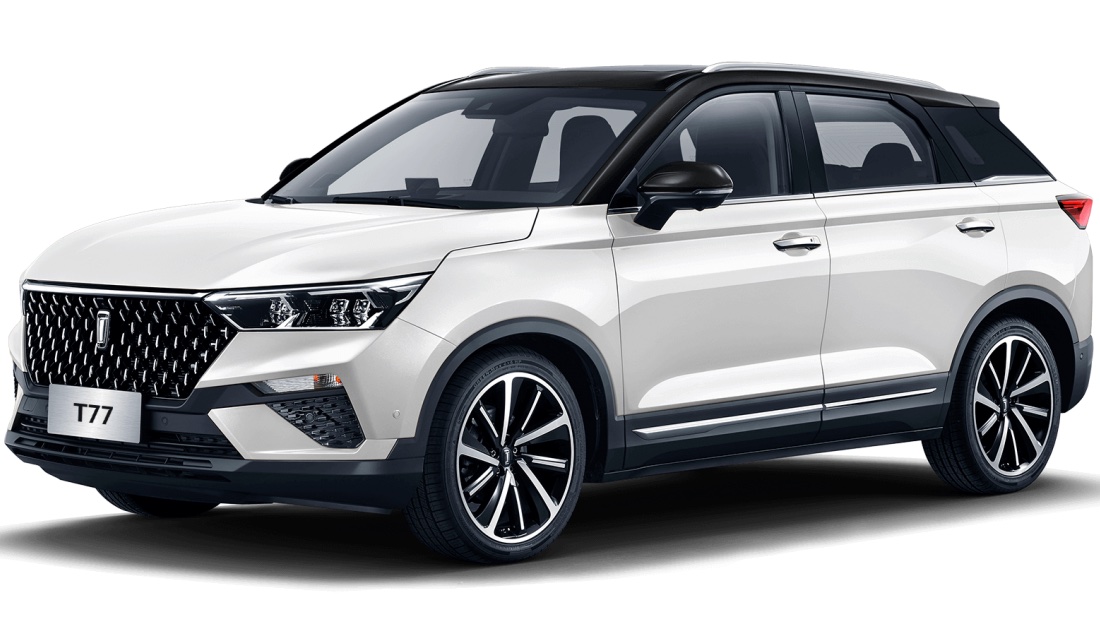 FAW привезёт в Россию три новых автомобиля FAW Bestune T77
