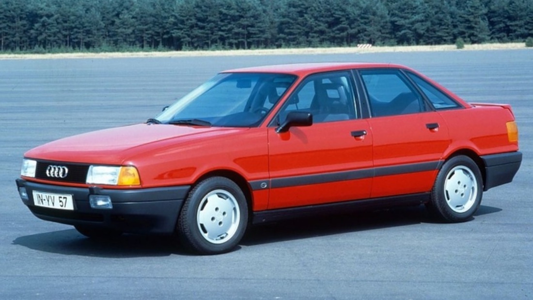 Топ-5 автомобилей, доступных для покупки в России за 100 тысяч рублей Audi 80