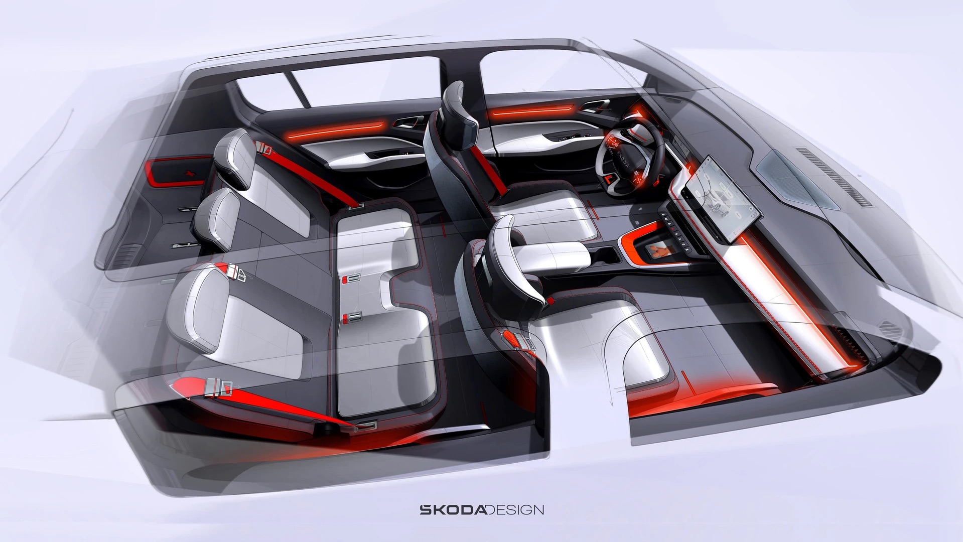 Skoda Epiq салон