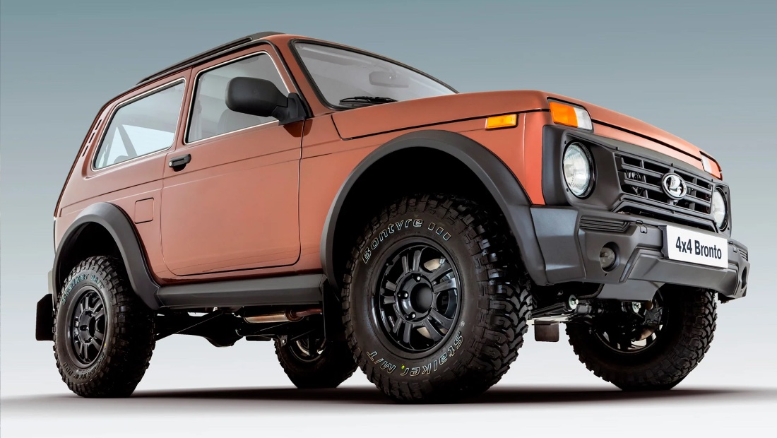 В продаже появились обновлённые Lada Niva Bronto, получившие новый двигатель и ABS Niva Bronto 2