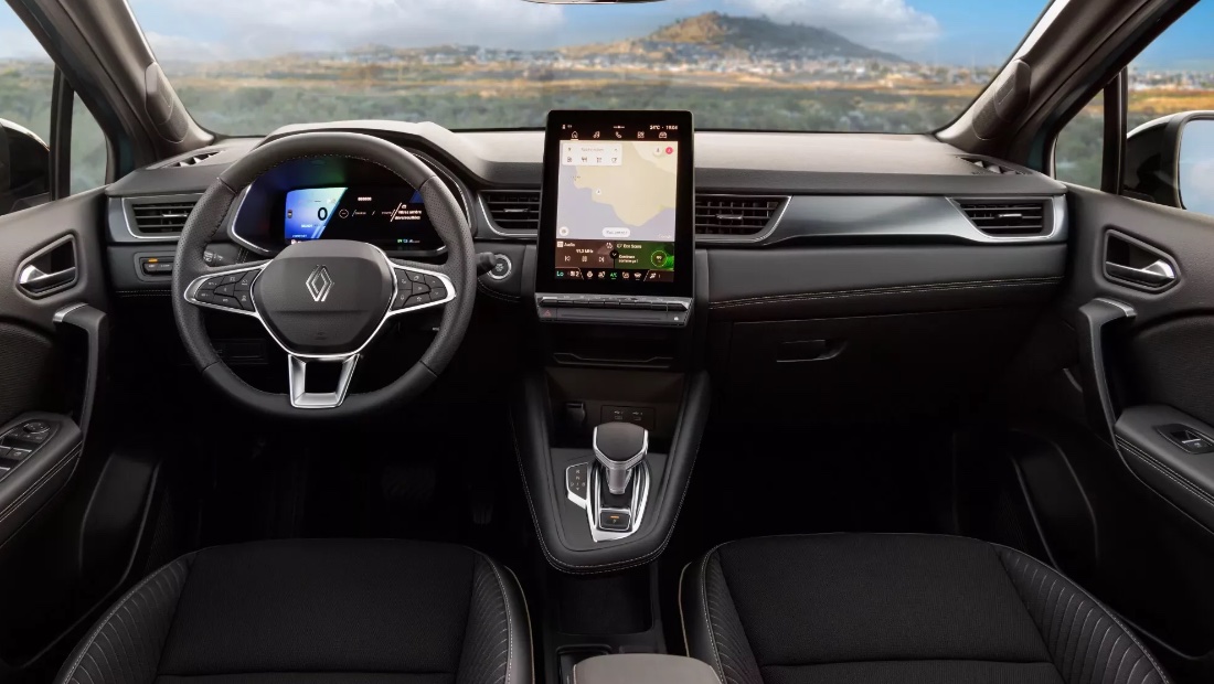 Компактный кроссовер Renault Symbioz — новый скромный «гибрид» Renault Symbioz салон
