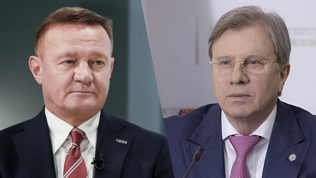 Губернатор Курской области станет главой Минтранса РФ Роман Старовойт и Виталий Савельев