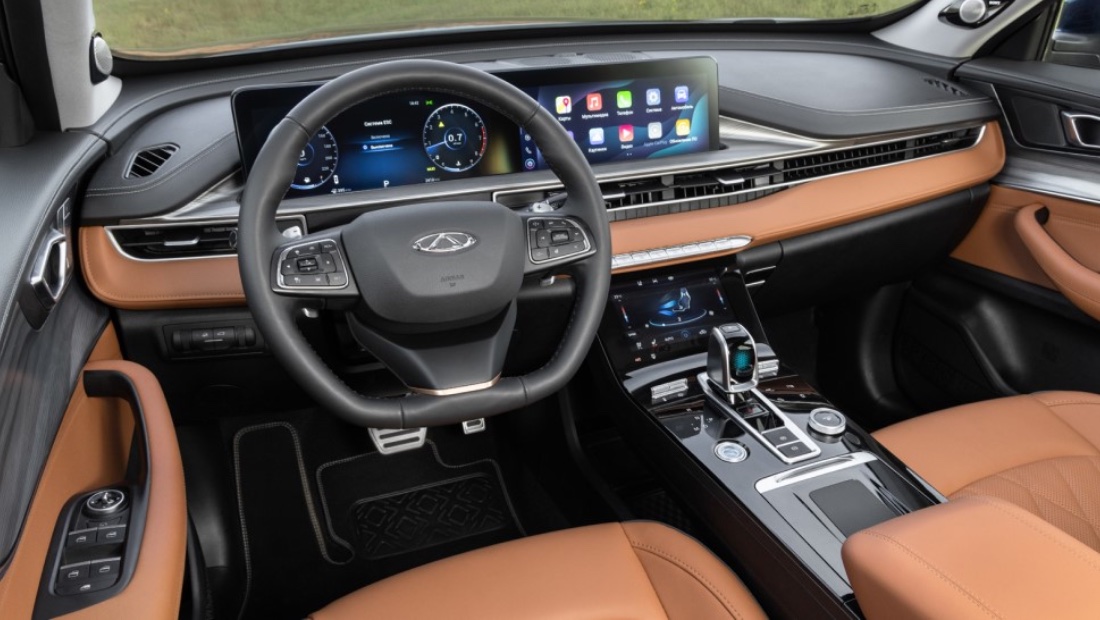 Tiggo 8 Pro Max: революционный кроссовер от Chery Tiggo 8 Pro Max интерьер