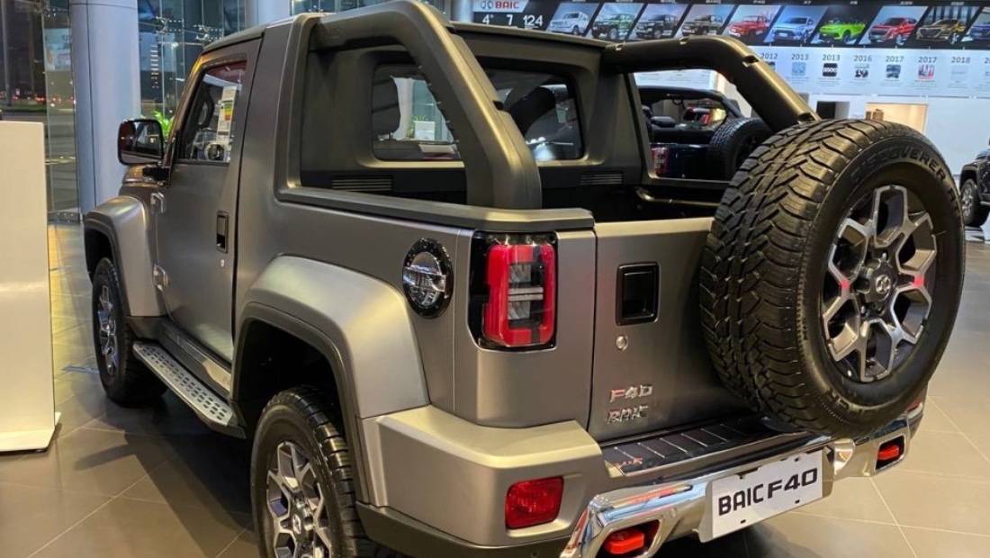 BAIC BJ4 – настоящий рамный внедорожник baic bj40 без крыши