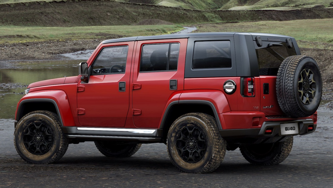 BAIC BJ4 – настоящий рамный внедорожник baic bj40