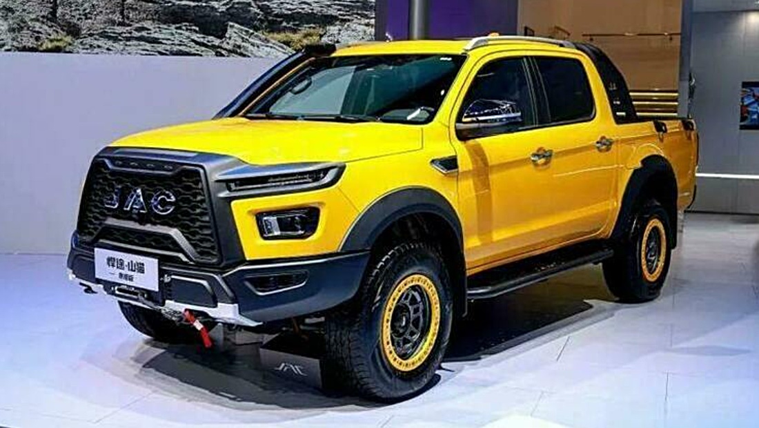 Китайский бренд JAC представил обновленный пикап T9 Hantu