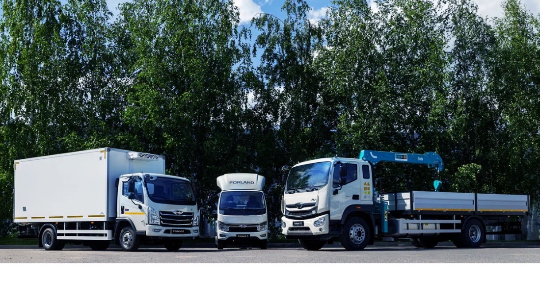 В России стартовали продажи сразу трёх новых автомобилей Forland Forland