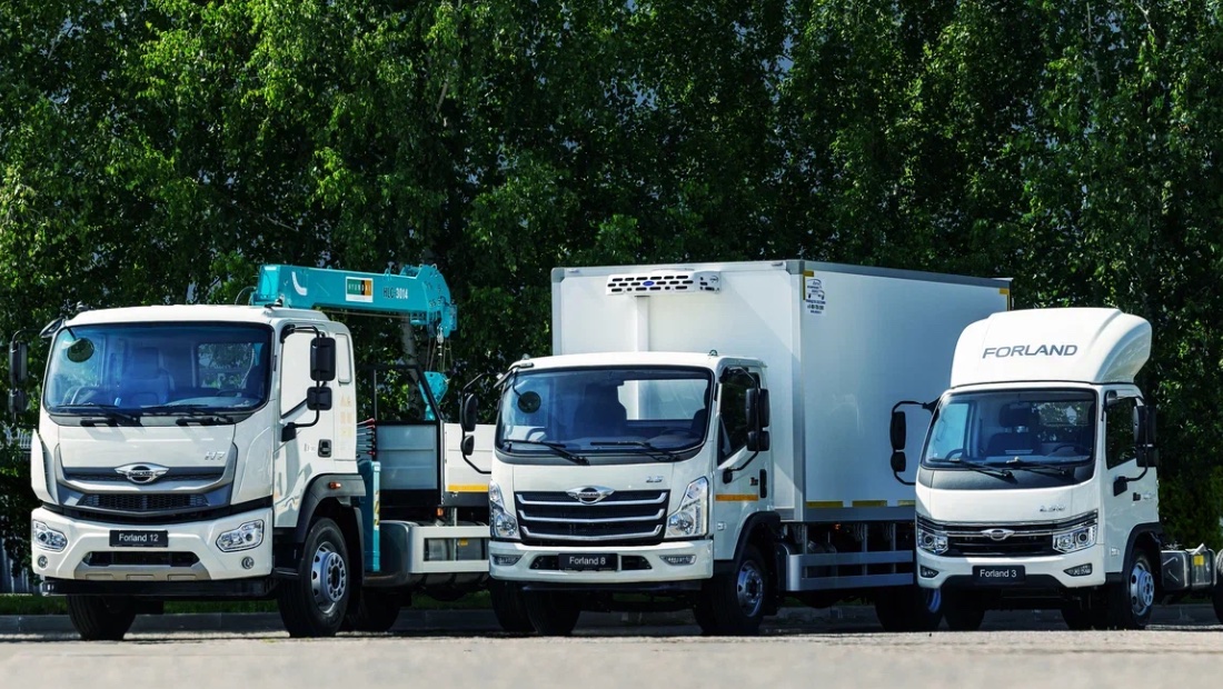 В России стартовали продажи сразу трёх новых автомобилей Forland Forland