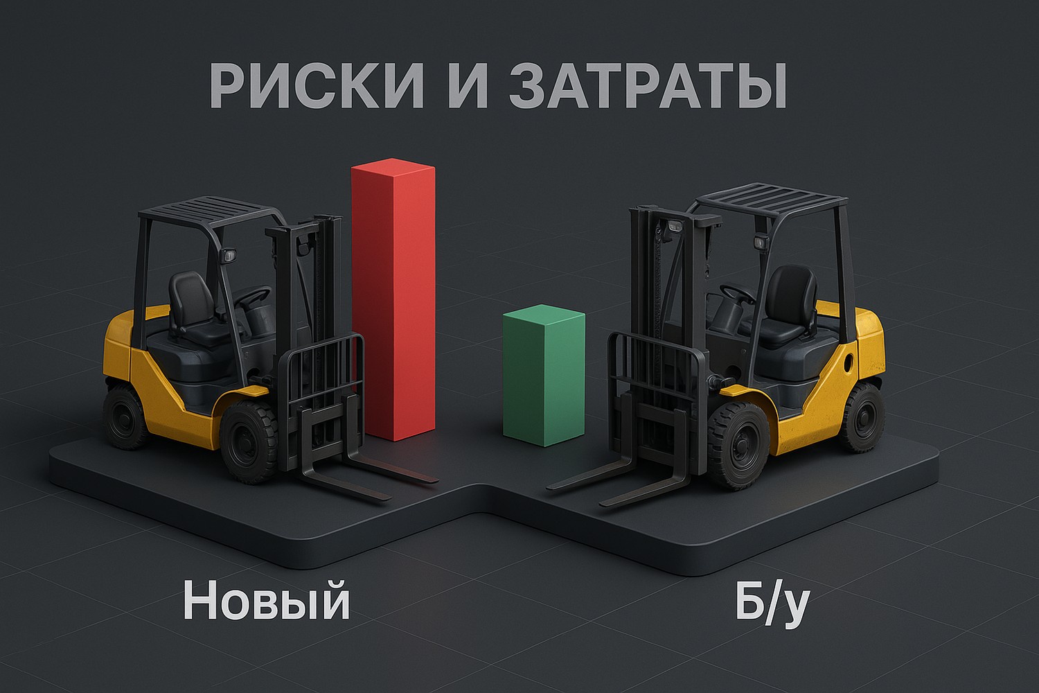 Вилочные погрузчики б/у: стоит ли покупать подержанную складскую технику? Выбор б:у погрузчика