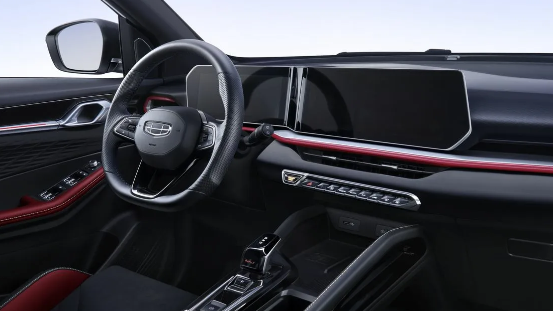 geely coolray салон